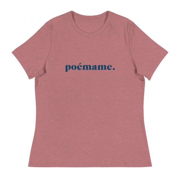 Camiseta relaxed fit de mujer oficial de Poémame